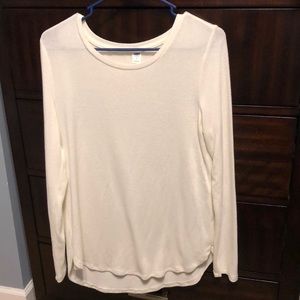 [old navy] white sweater